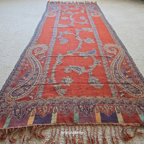 NWT Devernois Woven Wool Scarf French - Picture 7 of 15